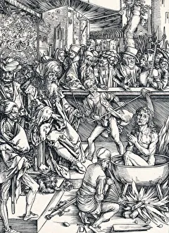 St John The Prints: The Martyrdom of St John, 1498 (1906). Artist: Albrecht Durer