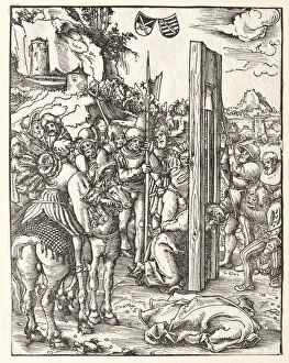 Lucas Cranach Prints: Martyrdom of St. Matthias. Creator: Lucas Cranach (German, 1472-1553)