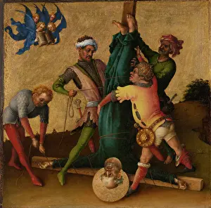 1st Century Ad Prints: Martyrdom of St Peter, after 1435. Creator: Stephan Lochner