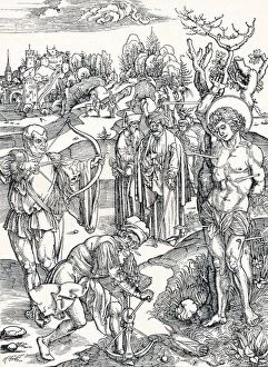 The Martyrdom of St Sebastian, c1495 (1906). Artist: Albrecht Durer