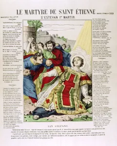 Martyred Prints: The martyrdom of St Stephen, c36 (19th century)