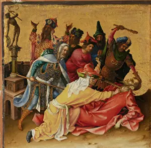 Locals Prints: Martyrdom of St Thomas, after 1435. Creator: Stephan Lochner