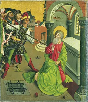 Didymus Prints: The Martyrdom of St Thomas, c1480-1490. Creator: Master of the Winkler Epitaph