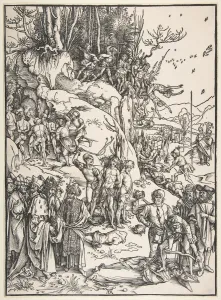 Mount Ararat Prints: Martyrdom of the Ten Thousand. n. d. Creator: Albrecht Durer