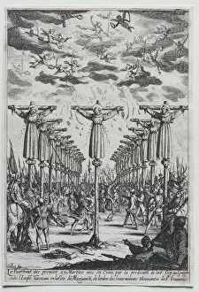 The Martyrs of Japan, 1600s. Creator: Jacques Callot (French, 1592-1635)