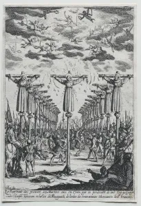The Martyrs of Japan, 1600s. Creator: Jacques Callot (French, 1592-1635)