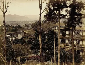 Albumen Print Hand Colored Prints: Maruyama, 1865. Creator: Unknown