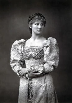 Images Dated 17th March 2007: Mary Anderson (1859-1940), American stage actress, late 19th century
