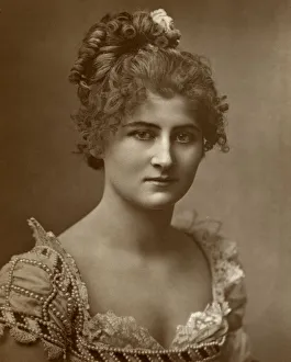 Mary Anderson Prints: Mary Anderson, American actress, 1884