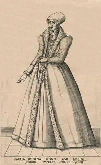 Charles Quint Collection: Mary of Austria, Queen Dowager of Hungary. Creator: Unknown