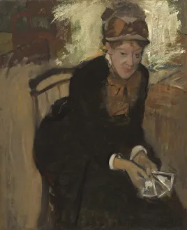Mary Cassatt, c. 1880-1884. Creator: Edgar Degas