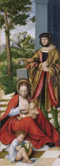 Mary Cleophas and Alphaeus (with the features of Frederick the Wise) with two of their sons, 1509. Creator: Lucas Cranach the Elder