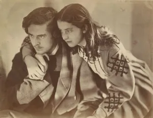 Rejlander Oscar Gustav Prints: Mary Constable and Her Brother, 1866. Creator: Oscar Gustav Rejlander