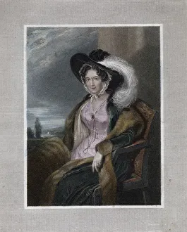 Mary Elizabeth, Baroness of Clifford, 1828. Artist: J Wright