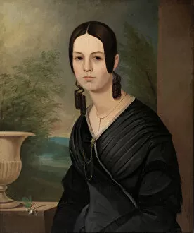 Mourning Dress Gallery: Mary Ellen Stonestreet Hoffar, ca. 1840. Creator: James Alexander Simpson