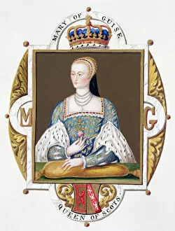 Mary Stuart Gallery: Mary of Guise, Queen Consort of James V of Scotland, (1825)