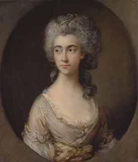 Gainsborough Thomas Prints: Mary Heberden, ca. 1777. Creator: Thomas Gainsborough