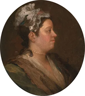 Hogarth William Collection: Mary Hogarth, ca. 1740. Creator: William Hogarth
