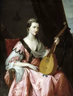 Pearl Necklace Collection: Mary Hopkinson, ca. 1764. Creator: Studio of Benjamin West