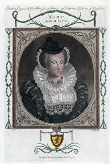 Mary I of Scotland, popularly known as Mary, Queen of Scots, (1794).Artist: John Goldar
