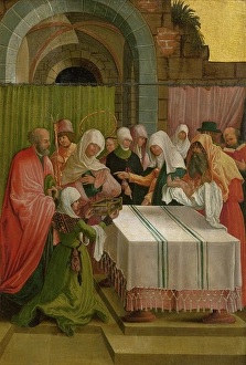 Religious Motif Prints: Mary and Joseph present the infant Jesus at the Temple in Jerusalem
