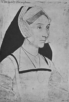 Phaidon Press Collection: Mary, Lady Heveningham, c1532-1543 (1945). Artist: Hans Holbein the Younger