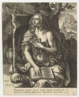De Vos Maerten Collection: Mary Magdalen. n. d. Creator: Jan Wierix