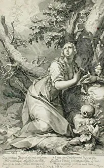 Willem Swanenburgh Prints: Mary Magdalene, 1609. Creator: Willem van Swanenburg