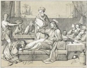 Mary Gallery: Mary Magdalene annointing the feet of Jesus, c1880