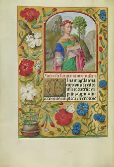 Penitent Prints: Mary Magdalene with a Book and an Ointment Jar; Spinola Hours