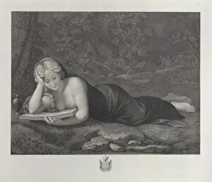 Mary Magdalen Collection: Mary Magdalene in penitence in the desert, ca. 1810. Creator: Giuseppe Longhi