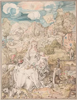 Mary among a Multitude of Animals, ca 1503. Artist: Durer, Albrecht (1471-1528)