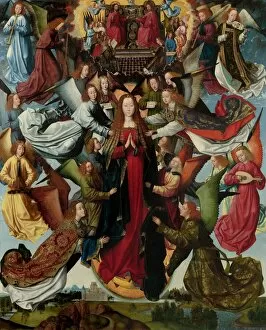 Trumpets Gallery: Mary, Queen of Heaven, c. 1485 / 1500. Creator: Master of the Legend of St. Lucy