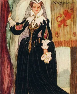 Mary, Queen of Scots, (1542-1587), 1937. Artist: Alexander K MacDonald Mary, Queen of Scots, (1542-1587), 1937. Artist: Alexander K MacDonald