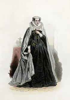 Queens Prints: Mary Queen of Scots (1542-1587), Queen of Scotland from 1542 to 1567, posthumous