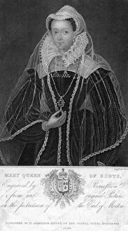Images Dated 20th January 2007: Mary, Queen of Scots, (1849).Artist: J West