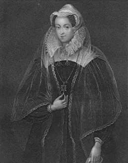 Mary Stuart Gallery: Mary, Queen of Scots, (early-mid 19th century). Creator: William Thomas Fry