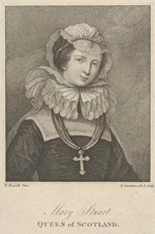Hogarth William Collection: Mary, Queen of Scots, January 12, 1803. January 12, 1803. Creator: Francesco Bartolozzi