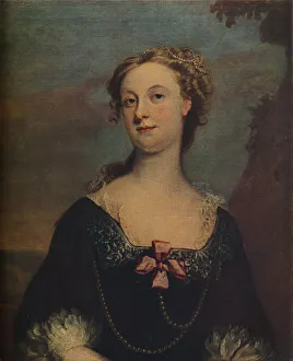 Ribbon Prints: Mary Rossam, c1734, (1930). Creator: Joseph Highmore