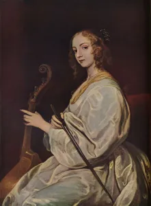 Mary Ruthven, c1635. Artists: Otto Limited, Anthony van Dyck Mary Ruthven, c1635. Artists: Otto Limited, Anthony van Dyck