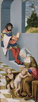 John St Prints: Mary Salome and Zebedaeus (with the features of John the Constant) with their sons