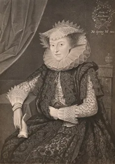 Henderson Prints: Mary Sidney, Countess of Pembroke, 1614, (1904). Artist: Marcus Gheeraerts, the Younger