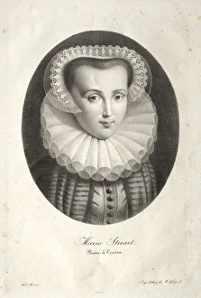 Mary Stuart. Creator: Christian Ludwig Wilhelm Heuer (German, 1813-1890)