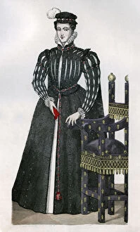 Images Dated 21st September 2009: Mary Stuart, Queen Consort of Francis II of France, c1560 (1882-1884)