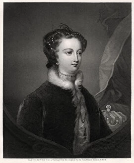 W Holl Gallery: Mary Stuart, Queen of the Scots, 19th century. Artist: W Holl