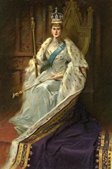 Mary of Teck, Queen Consort of George V of the United Kingdom, 1911. Artist: George C Wilmshurst