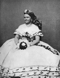 Images Dated 15th April 2008: Mary Todd Lincoln, wife of President Abraham Lincoln, c1860s, (1908)