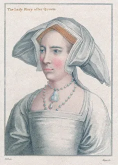 Mary I Prints: Mary Tudor (1516-1558). Artist: Henri Meyer