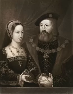 Bloody Mary Gallery: Mary Tudor and Charles Brandon, Duke of Suffolk, 1515, (1902)