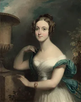 Henry Inman Prints: Mary Ward Betts, 1830s. Creator: Henry Inman (American, 1801-1846)